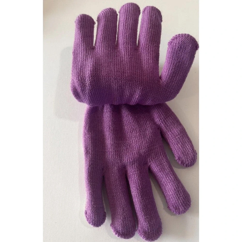 Amity Cold Guard Girls Unicorn Fashion Knit Gloves Purple Pastels‎ 5.5